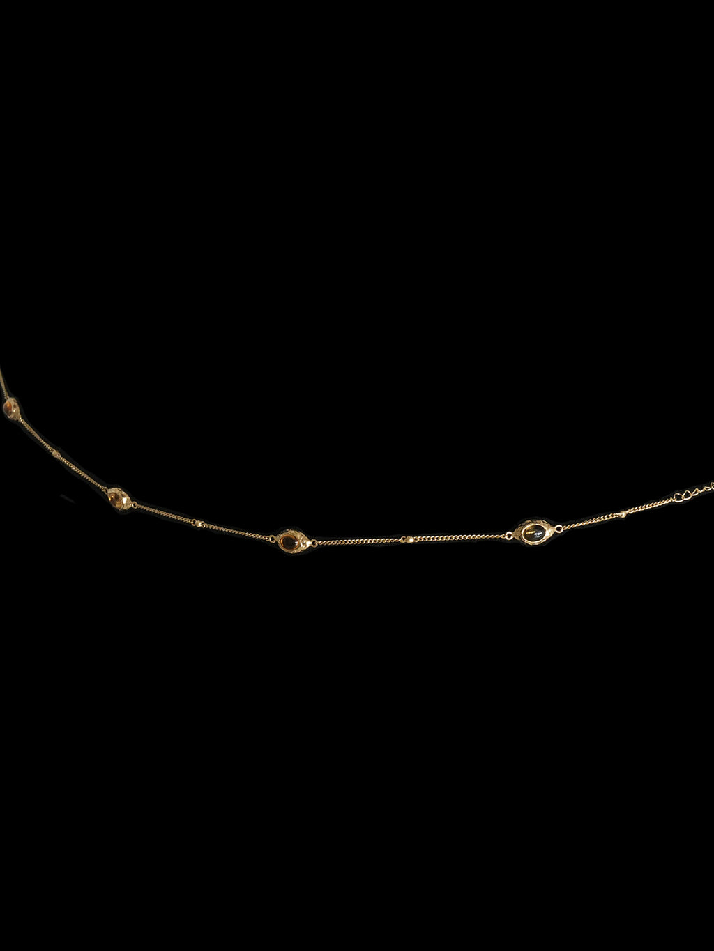 Azura Golden Citrine Belly Chain
