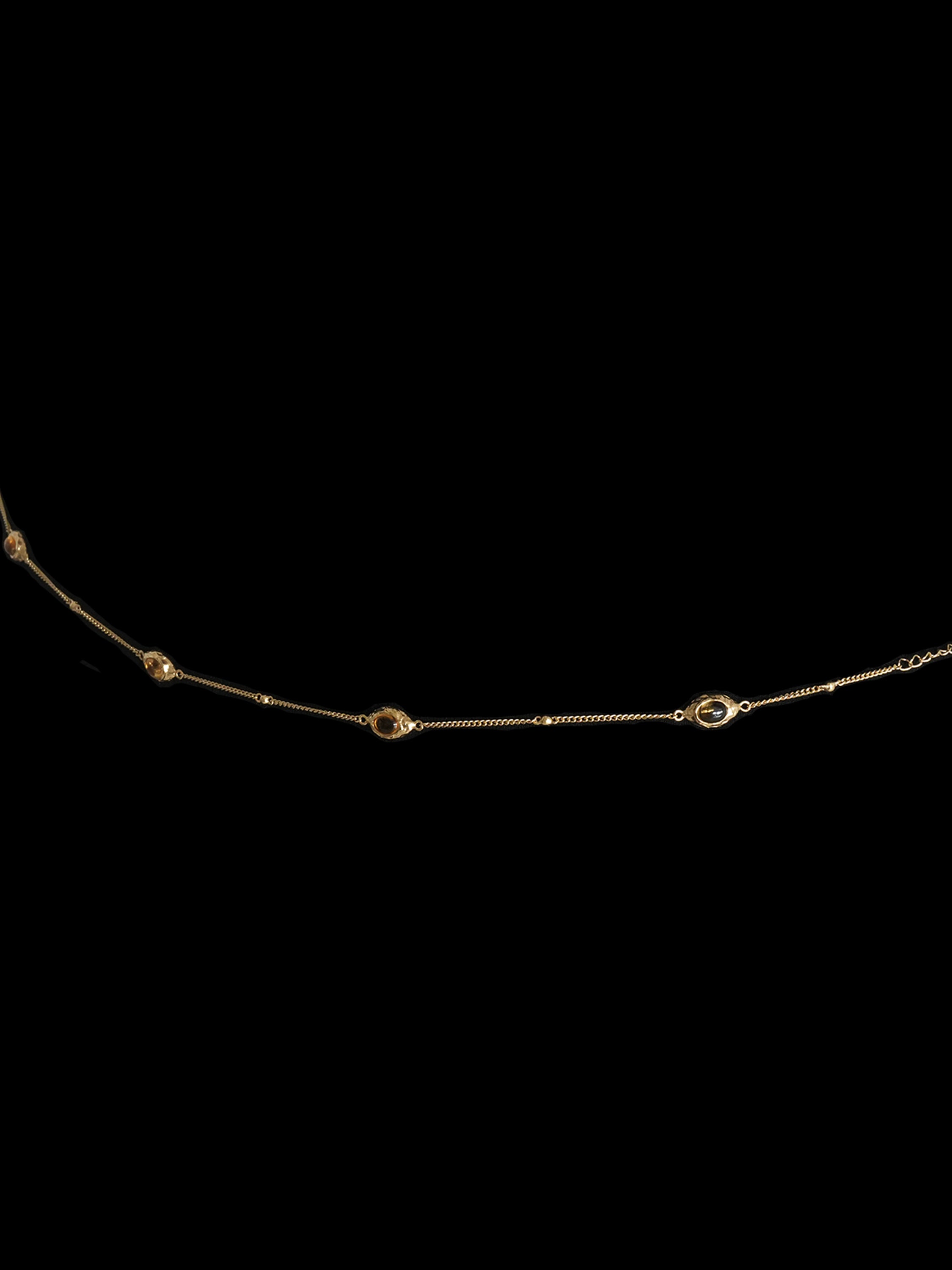 Azura Golden Citrine Belly Chain