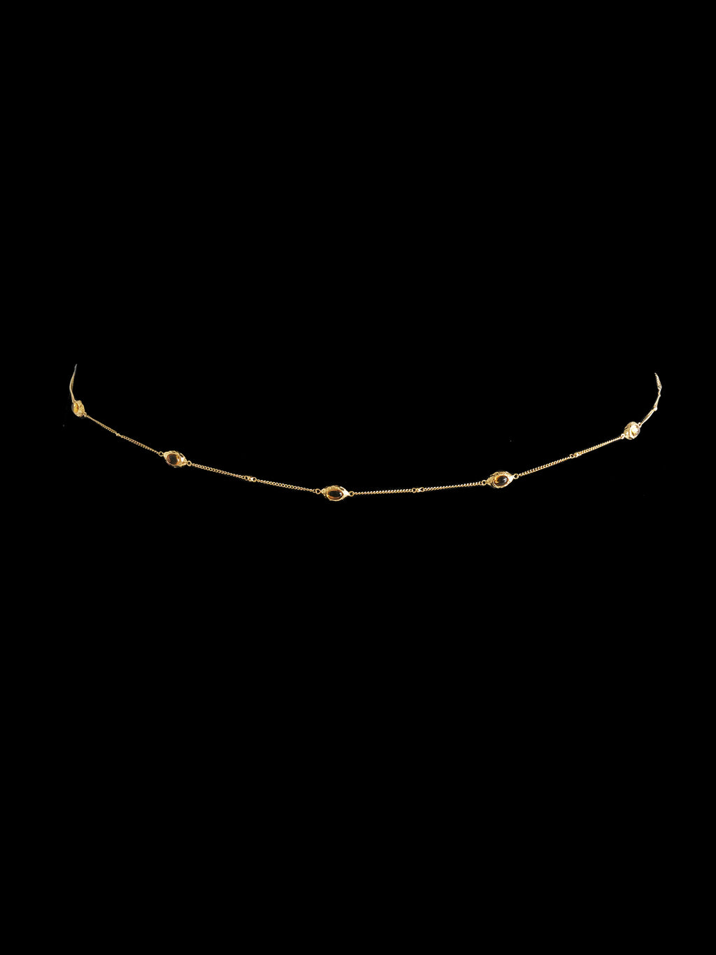 Azura Golden Citrine Belly Chain