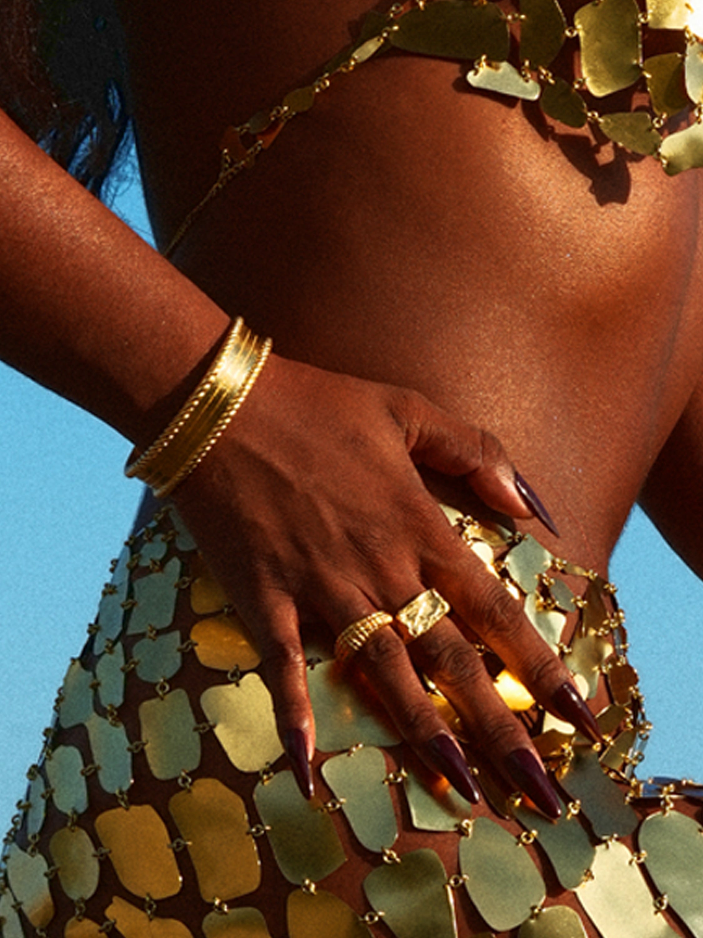 Rio Python Textured Ring