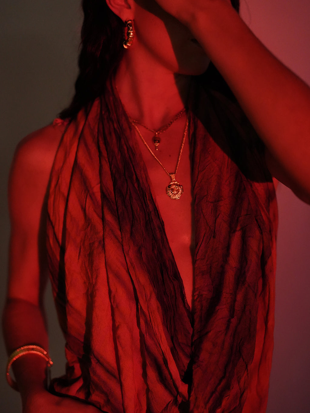 Selena Solar Pendant Necklace