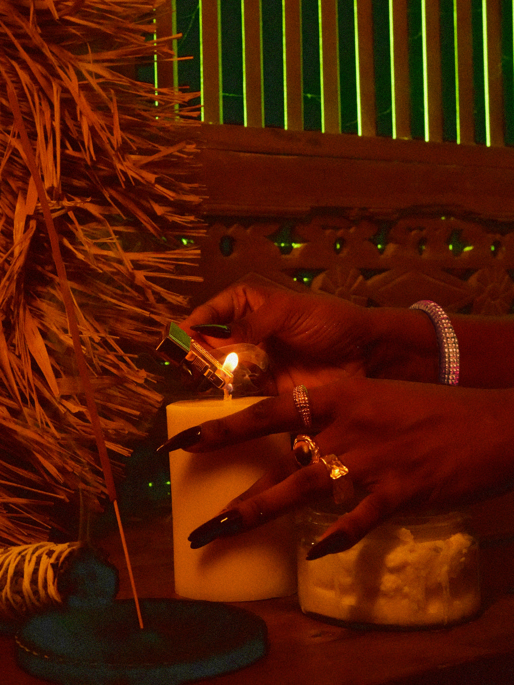 Rio Python Textured Bracelet