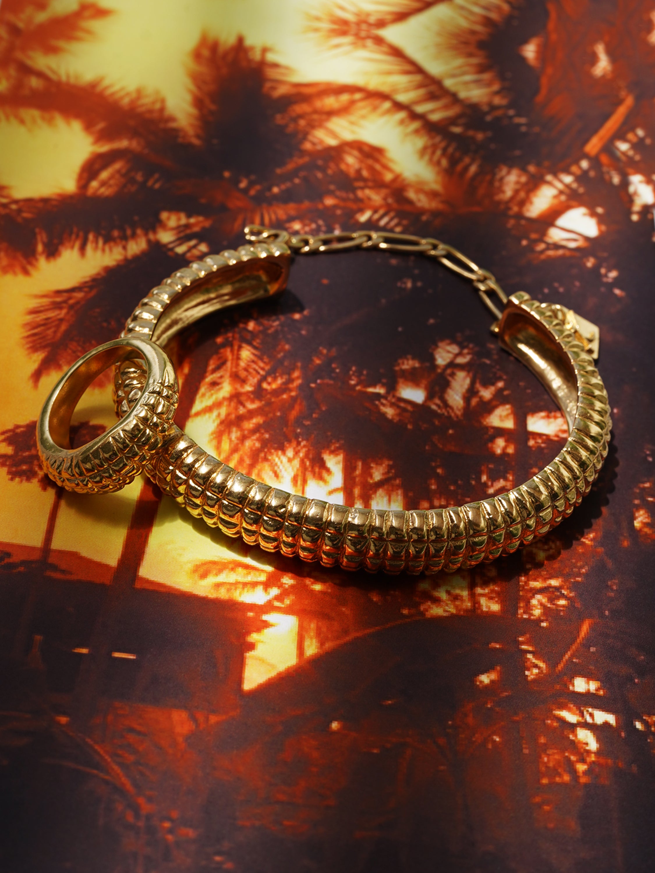 Rio Python Textured Ring