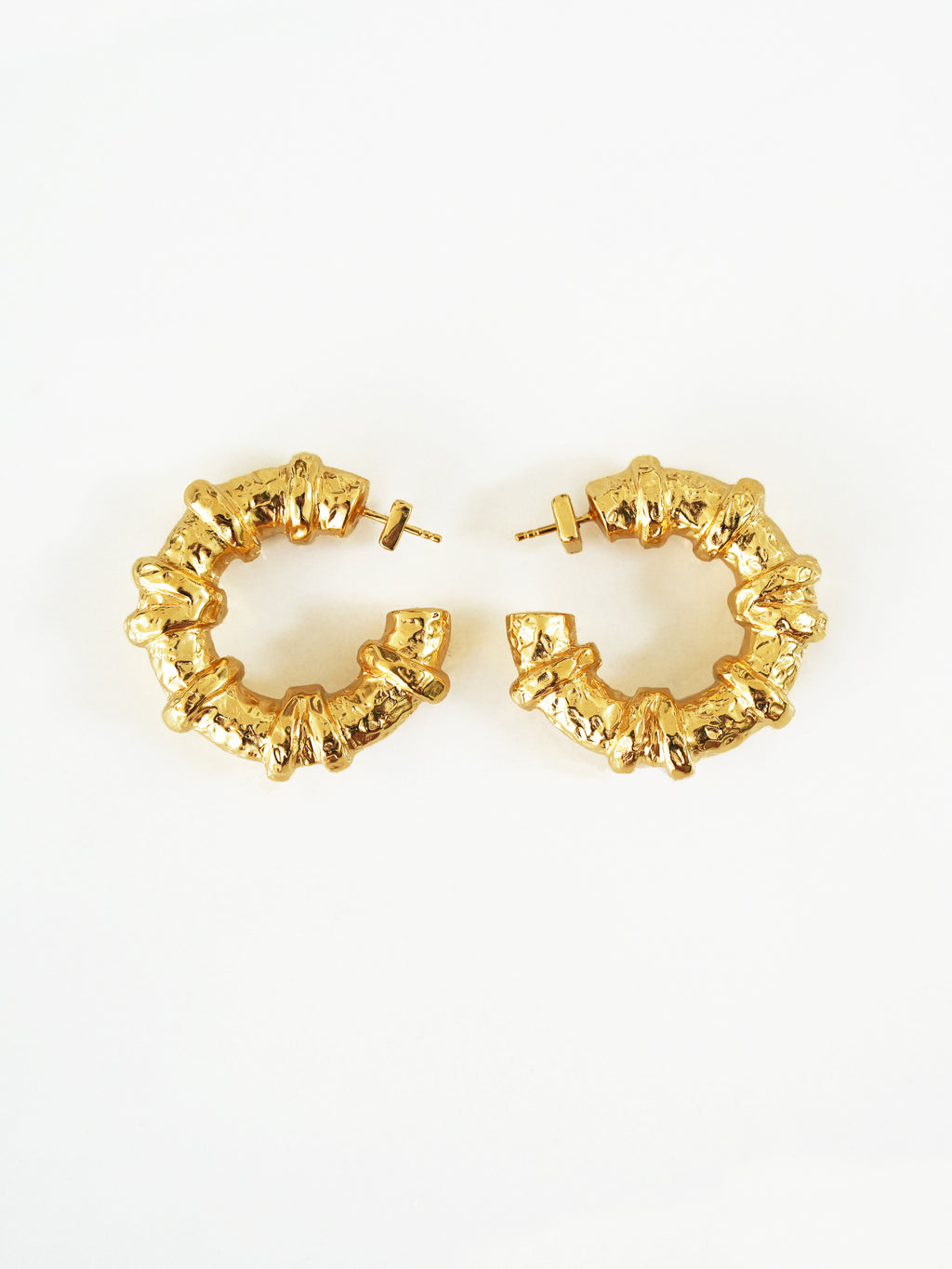 Raina Chunky Adorned 39mm Hoops