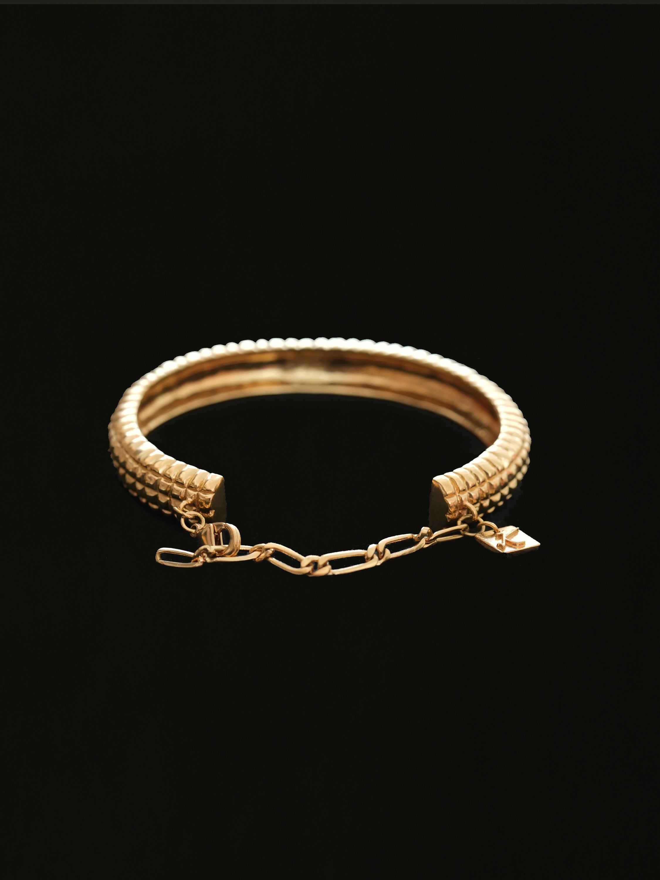 Rio Python Textured Bracelet